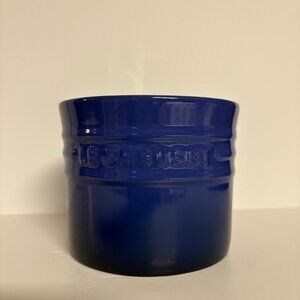Le Creuset blue crock